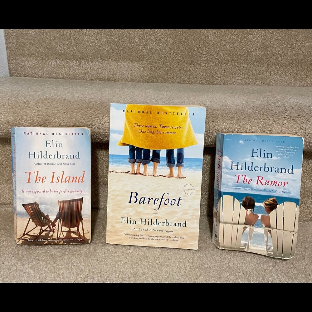 Books, author is Elin Hilderbrand